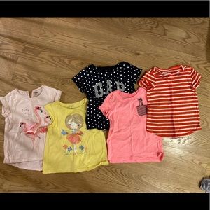Girls short sleeve top bundle.
